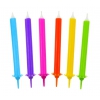 Świeczki Tęcza 12szt 8 cm 69345