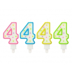 Świeczka 4 cyferka 69493