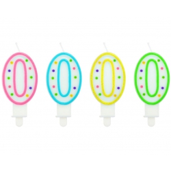 Świeczka 0 cyferka 69499