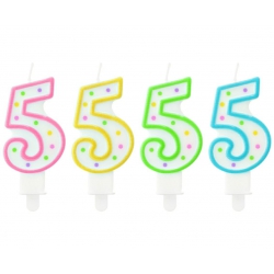 Świeczka 5 cyferka 69494