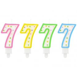 Świeczka 7 cyferka 69496
