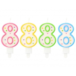 Świeczka 8 cyferka 69497