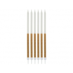 Świeczki Złote 16 szt 13130