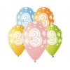 Balony 3 gumowe 13"/5 szt  32194