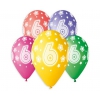 Balony 6 gumowe 13"/5 szt. 32197