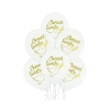 Balony gumowe Chrzest 12"/6 szt. 65466