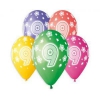 Balony 9 gumowe 13"/5 szt 22002 Balony 9 gumowe 13"/5 szt 22002