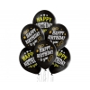 Balony gumowe Urodziny 12"/6 szt. 00344