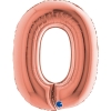 Cyfra rose gold 0 grabo 102 cm 02303 Cyfra rose gold 0 grabo 102 cm 02303