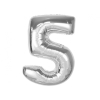 Cyfra srebrna 5 smart 92 cm 89582