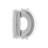 Litera srebrna D z helem 102 cm 62395