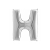 Litera srebrna H z helem 102 cm 62791
