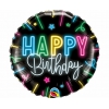 Balon foliowy z helem 22740 Neon Happy Birthday 18 cali