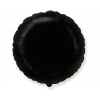 Balon z helem FX okragły czarny 48994 18 cali
