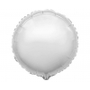 Balon z helem FX okrągły srebrny 66748 18 cali