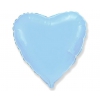 Balon z helem FX serce błękitne 38261 18 cali