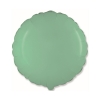Balon z helem FX okrągły mięta 14977 pastel 18 cali