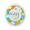 Balon foliowy z helem 73734 Witaj w domu 18 cali