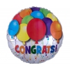 Balon foliowy  z helem 67588 Congrats 17 cali