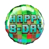 Balon foliowy z helem 47393 Happy Birthday 17 cali Balon foliowy z helem 47393 Happy Birthday 17 cali