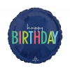 Balon foliowy  z helem 57095 Happy Birthday 17 cali