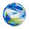 Balon foliowy  z helem 31088  Happy Birthday 17 cali