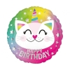 Balon foliowy z helem 12919 Happy Birthday 17 cali Balon foliowy z helem 12919 Happy Birthday 17 cali