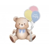 Balon foliowy  z helem 13578 Miś z balonami 41x76x31 cm