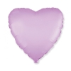 Balon z helem FX serce liliowe 00192 18 cali