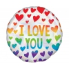 Balon foliowy  z helem 04884 I Love You 18 cali
