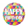 Balon foliowy  z helem 96295 Happy Birthday 17 cali