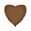 Balon z helem FX serce brazowe 31783 18 cali
