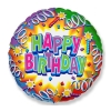 Balon foliowy z helem 43724 Happy Birthday 18 cali