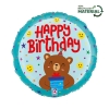 Balon foliowy z helem 63604 Happy Birthday 18 cali