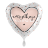 Balon foliowy z helem 72057  Wszystkiego Najlepszego 17 cali