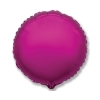 Balon z helem FX okrągły magenta 03889 18 cali
