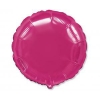 Balon z helem FX okrągły różowy c 03919 18 cali