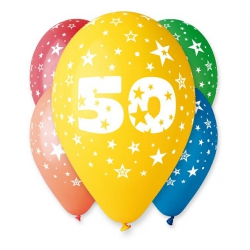 Balony 50 gumowe 12"/5 szt 30514