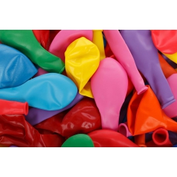 Balony gumowe 12" pastel 25 szt. 11081  mix kolorów