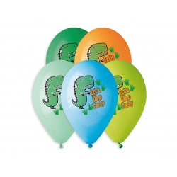 Balony gumowe dinozaury 13"/ 5 szt 32353