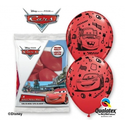 Balony Mcqueen auta 12 cali 6 szt 19233