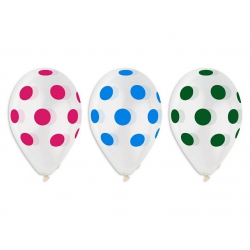 Balony Konfetti kolorowe 13"/5 szt 32120