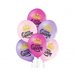 Balony gumowe 12"/6 szt. 00375 little Queen