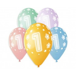 Balony 1 gumowe 13"/5 szt  32192