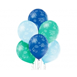 Balony Samoloty 12"/6 szt 00399