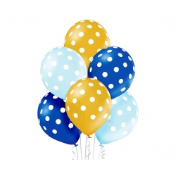 Balony gumowe 12"/6 szt. 00400 Grochy Boy