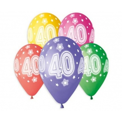 Balony 40 gumowe 13"/5 szt. 32204