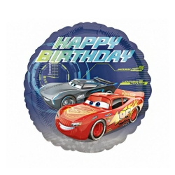 Balon foliowy z helem 53663 Cars 18 cali