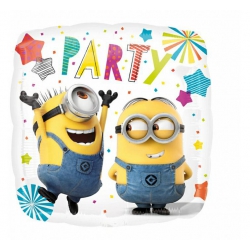 Balon foliowy z helem 61590 party minionki 18 cali