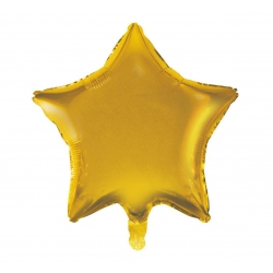 Balon foliowy z helem 06749 Gwiazdka Złota 18 cali